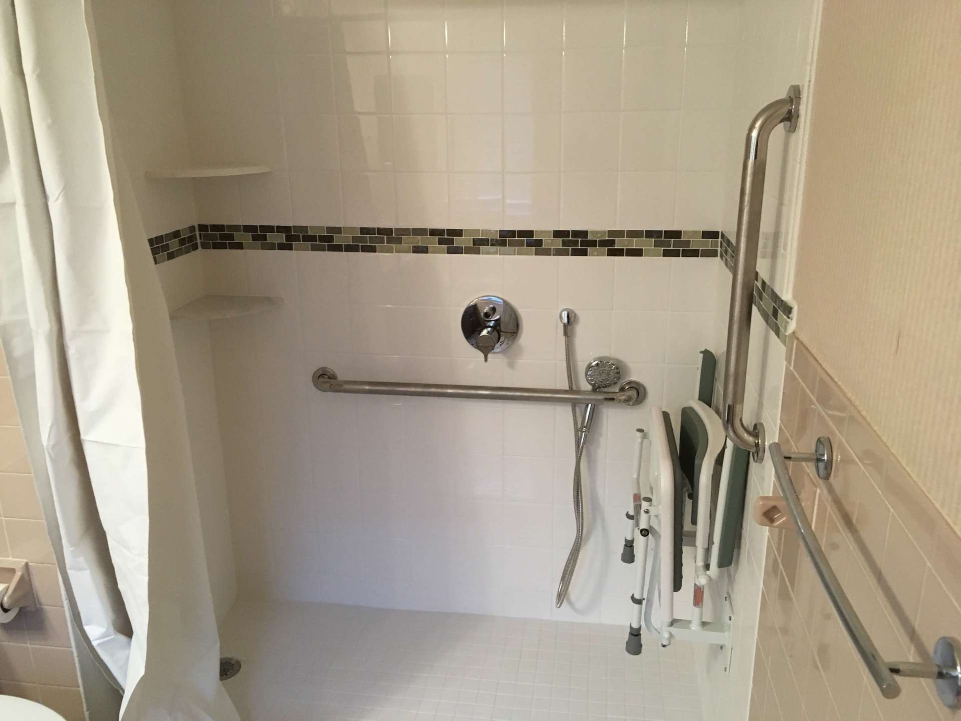Long Island tub to shower conversion