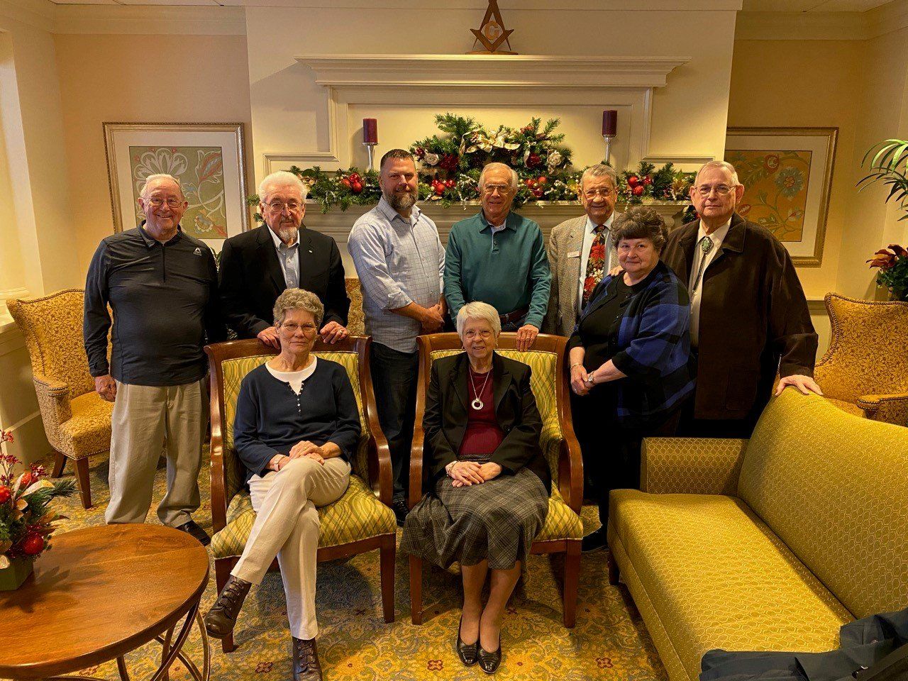 Lunch at Elizabethtown Masonic Villages with Resident Members of St. John’s Lodge No. 435