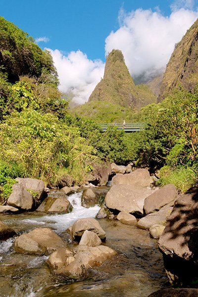 The Iao Needle on Maui, HI.