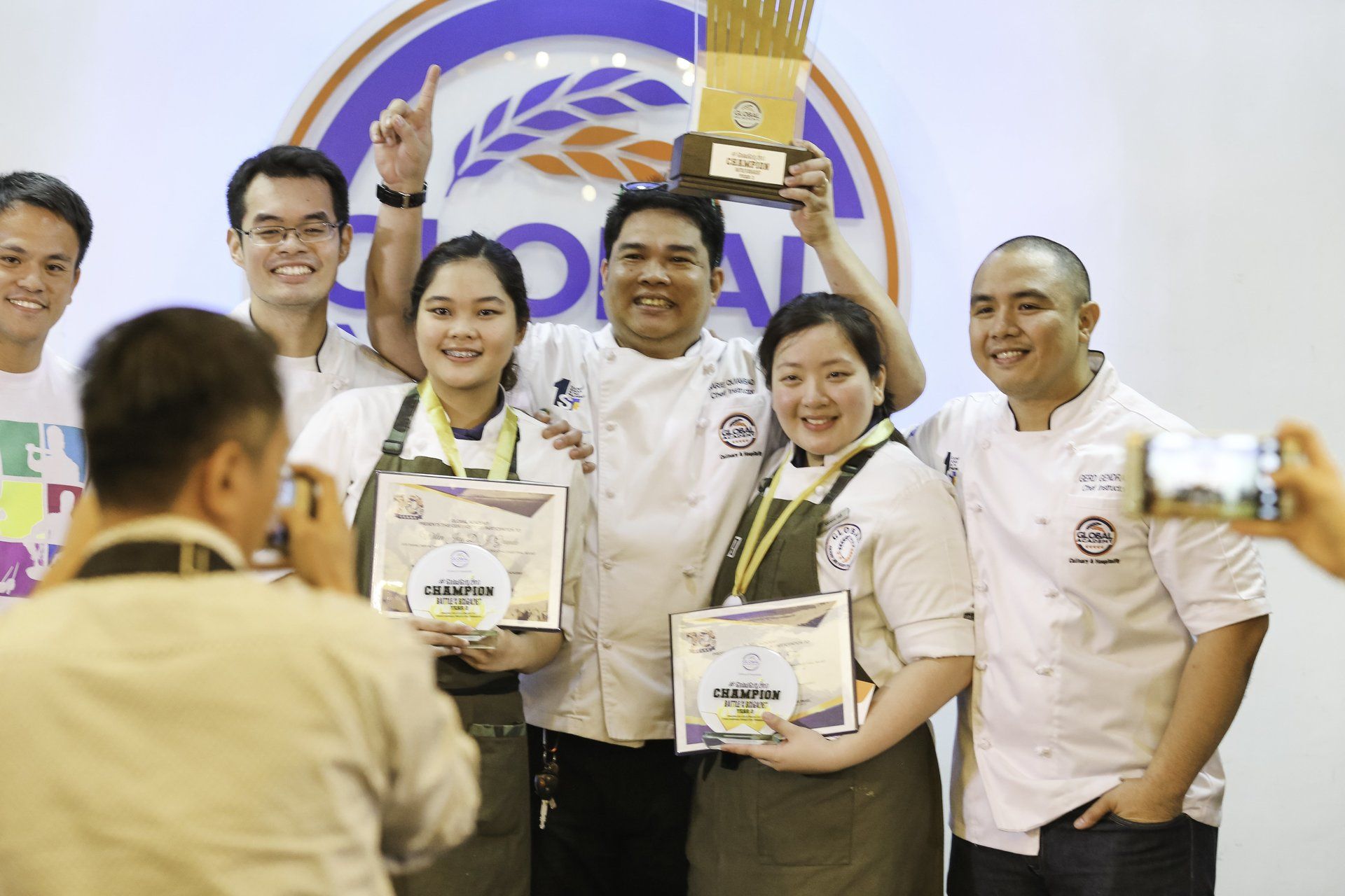Global Academy of Culinary, Baking and Pastry Arts is the ONLY School and Institution to win the Overall Champion Title of the Philippine Culinary Cup 3 times!