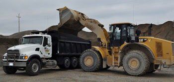 Sand and gravel site