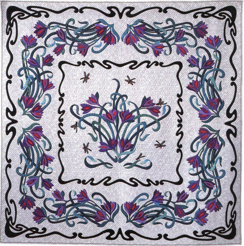 Dragon Flowers Dragon Flowers by Suzanne Marshall, a Quilt Maker