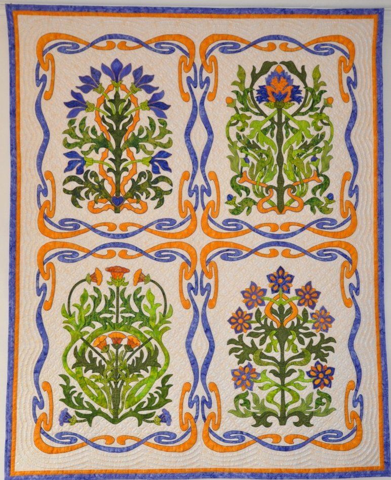 Echoing Spring Quilt by Suzanne Marshall