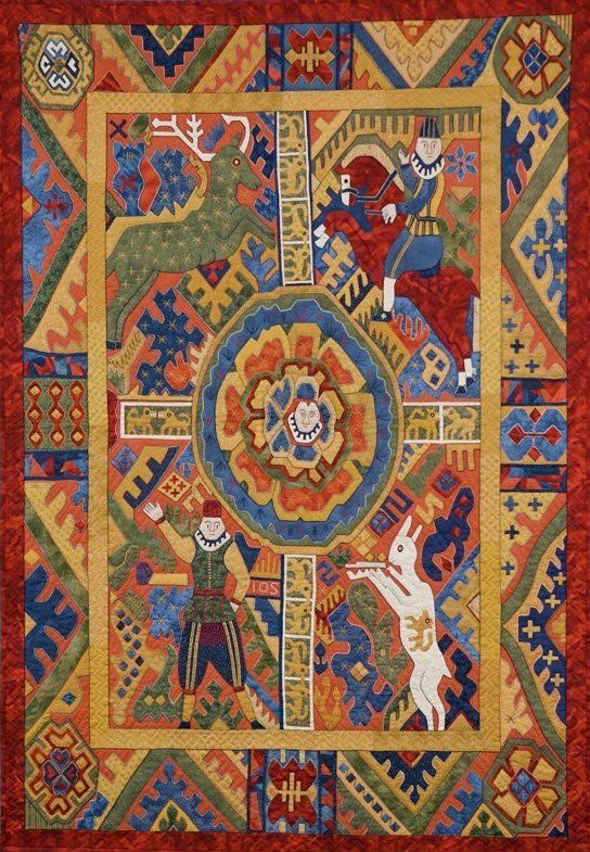 Legend of Guimar Legend of Guimar Quilt by Suzanne Marshall, a Quilt Maker