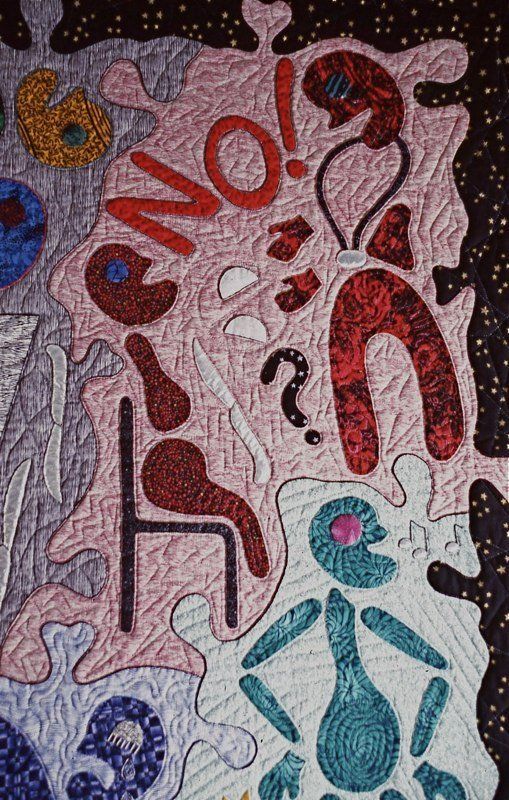No to Implants by Suzanne Marshall, a Quilt Maker