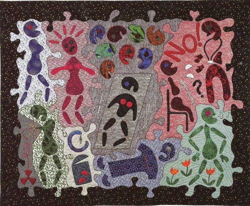 The Mastectomy Quilt by Suzanne Marshall, a Quilt Maker