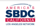 America’s SBDC California Los Angeles Network logo in red, white, and blue