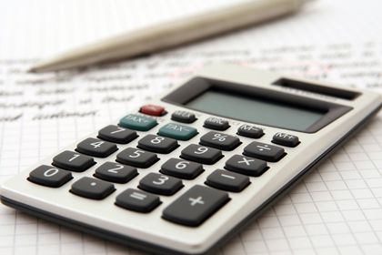 an accountant's calculator