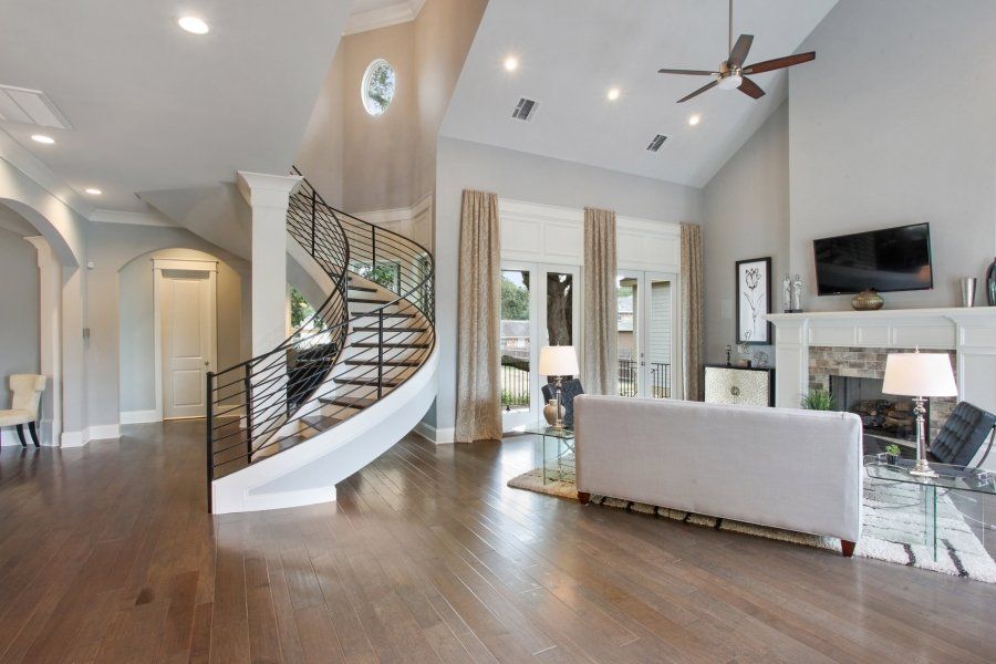 Grand hall with staircase