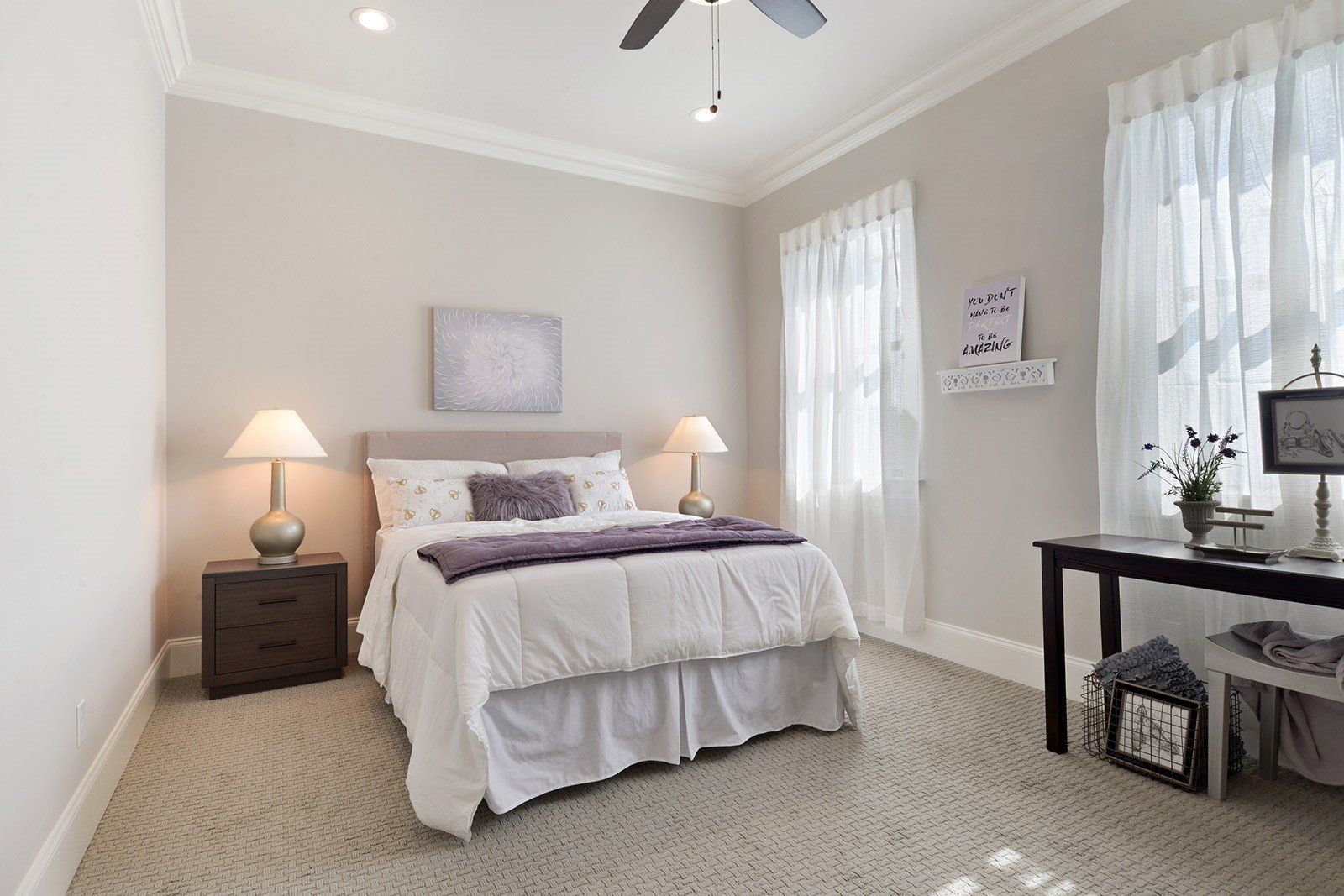 White bedroom