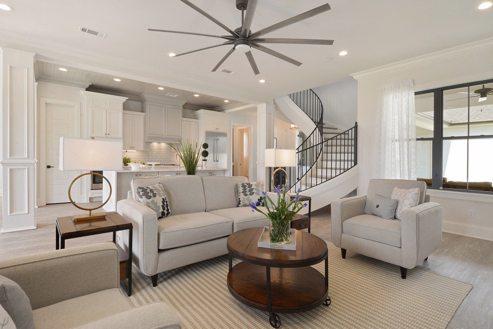 Family room with two couches