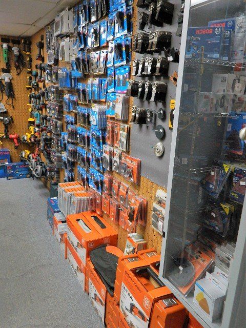 Outdoor Deck — Different Building Tools Hanged on Wall in Ambridge, PA