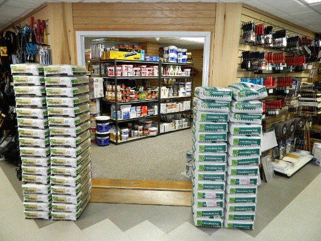 Replacement Windows — Paint Section Shelves of Store in Ambridge, PA