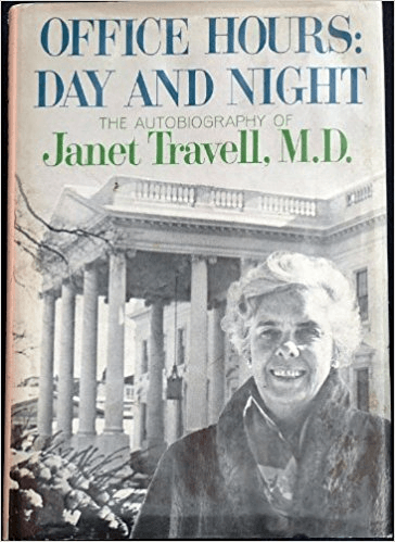 A book titled office hours day and night by janet travell