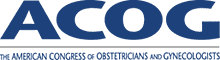 logo for the american congress of obstetricians and gynecologists