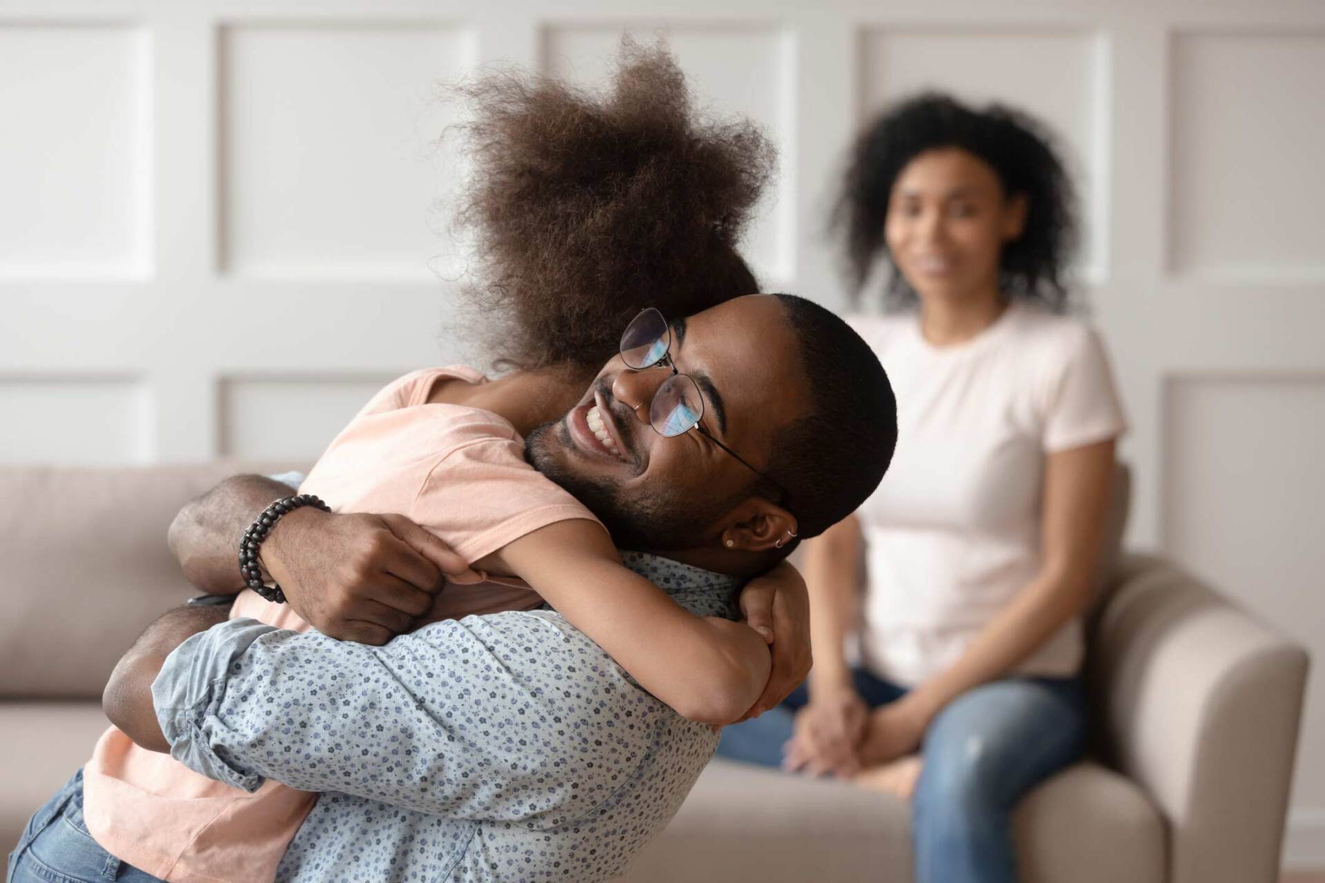 Dad Embracing Daughter — Royal Oak, MI — Melder & Melder, P.C.