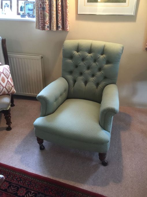 green chair
