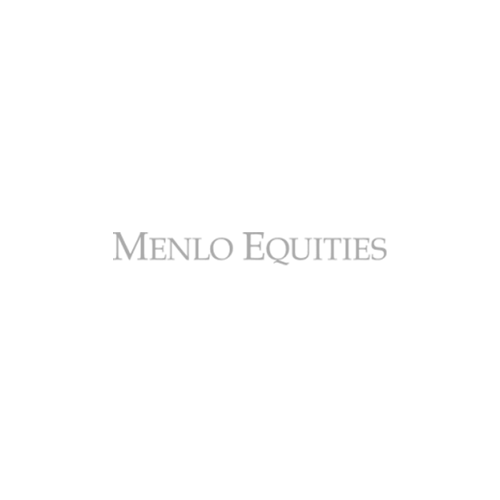 Menlo Equities text in gray.