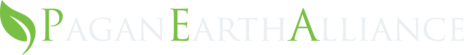 A logo for vegan earth alliance with a green leaf on a white background.