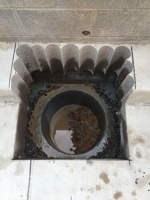 deep cored hole