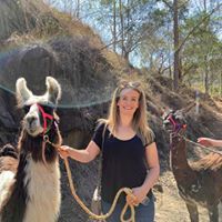lady with Llama