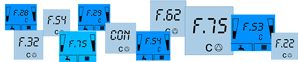 Many of the Vaillant common fault codes Vaillant Boiler Multiple Fault Codes