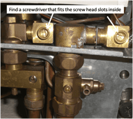 Slotted Screw Filling Loop Valves Slotted Filling Loop Valves
