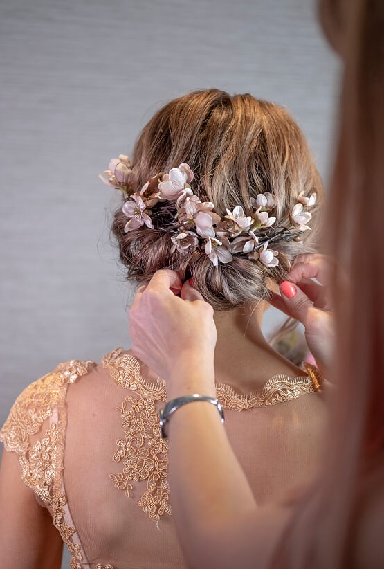 bridal hair