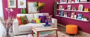 Sala de estar decorado