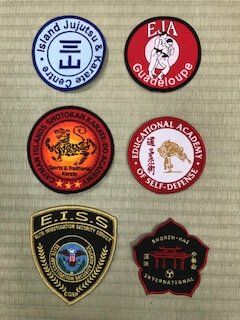 Karate Equipment — Karate Girl with Black Belt in Miami, FL Karate Equipment — patchwork in Miami, FL