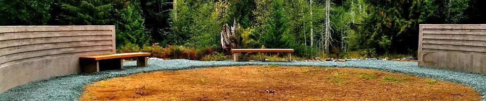 Denman Island Natural Burial Cemetery, Gathering area