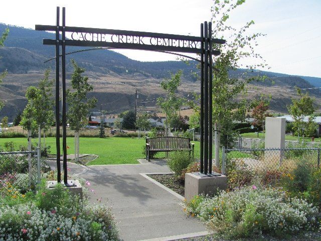 Entrance to Cache Creek Cemetery
