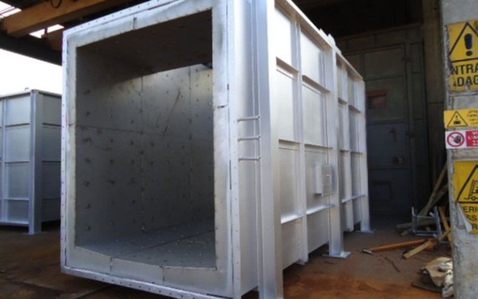 container da verniciare