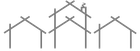 A drawing of a row of crosses on a white background.