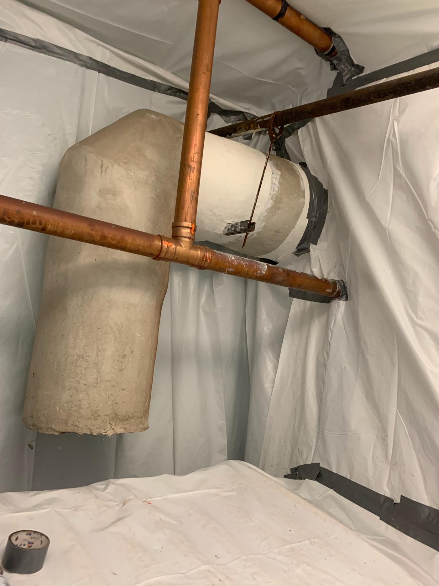 Pipes Covered with Duct Tape — Lincoln Park, NJ — B & G Restoration