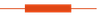 Orange horizontal slider bar with a centered orange handle on a white background