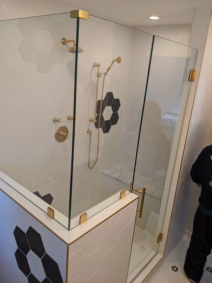 Fancy shower — Greater Nashville, TN — All Star Glass Fancy shower — Greater Nashville, TN — All Star Glass