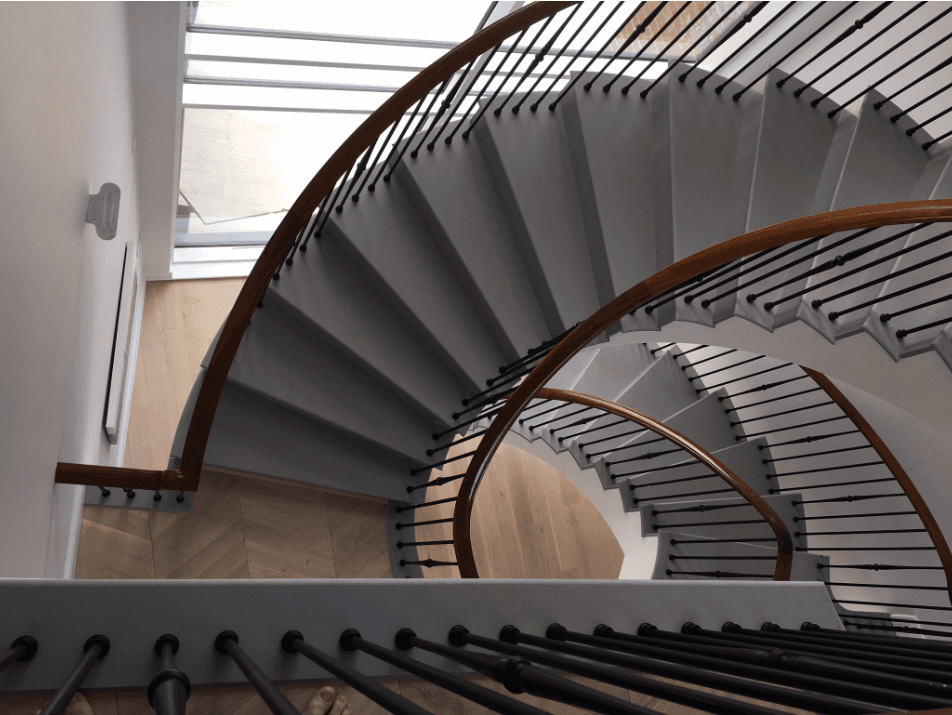 Spiral staircase in Liverpool, England