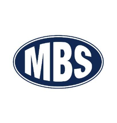 The mbs logo is in a blue oval on a white background.