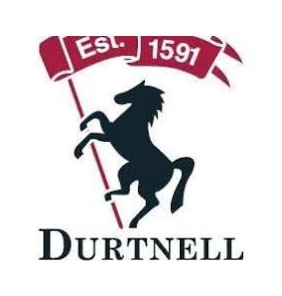The logo for durtnell is a black horse standing on its hind legs.