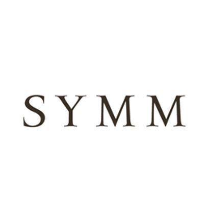 The symm logo is on a white background.