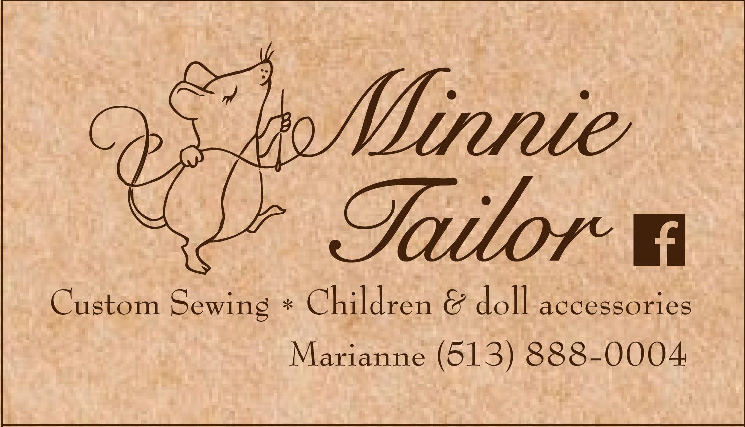 logo on business card