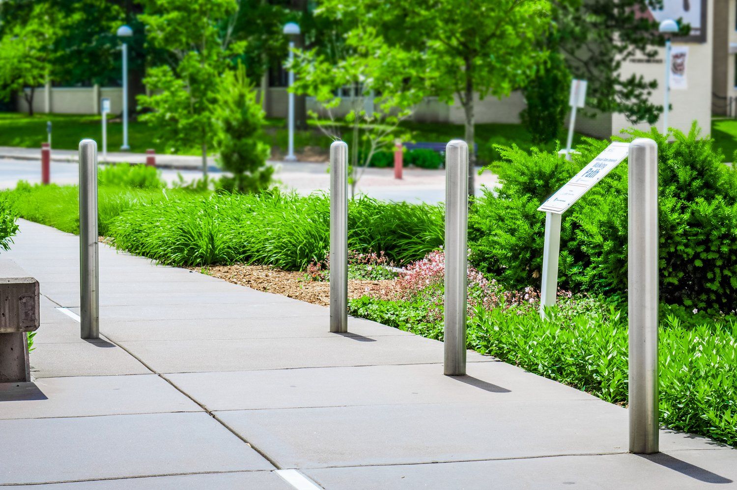 custom fabricated bollard stainless steel cover sleeve
