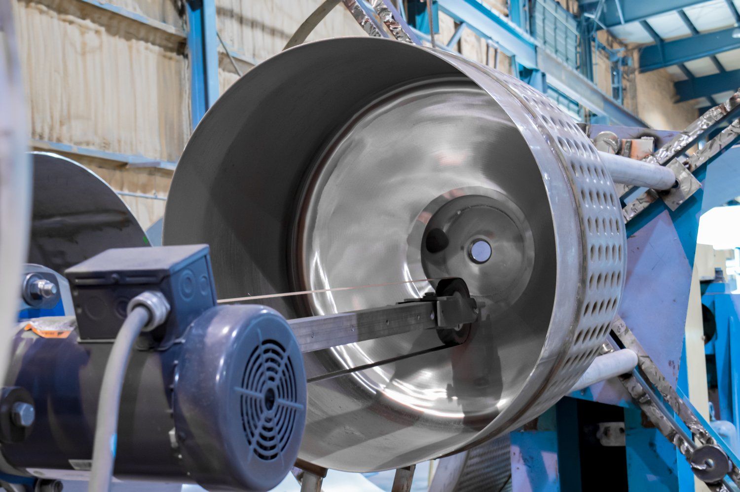 High Capacity ID interior diameter stainless steel fabrication spin polishing