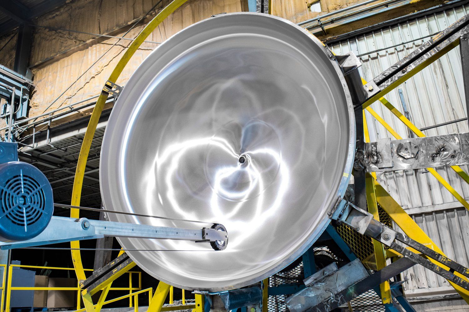 High Capacity ID interior diameter stainless steel fabrication spin polishing