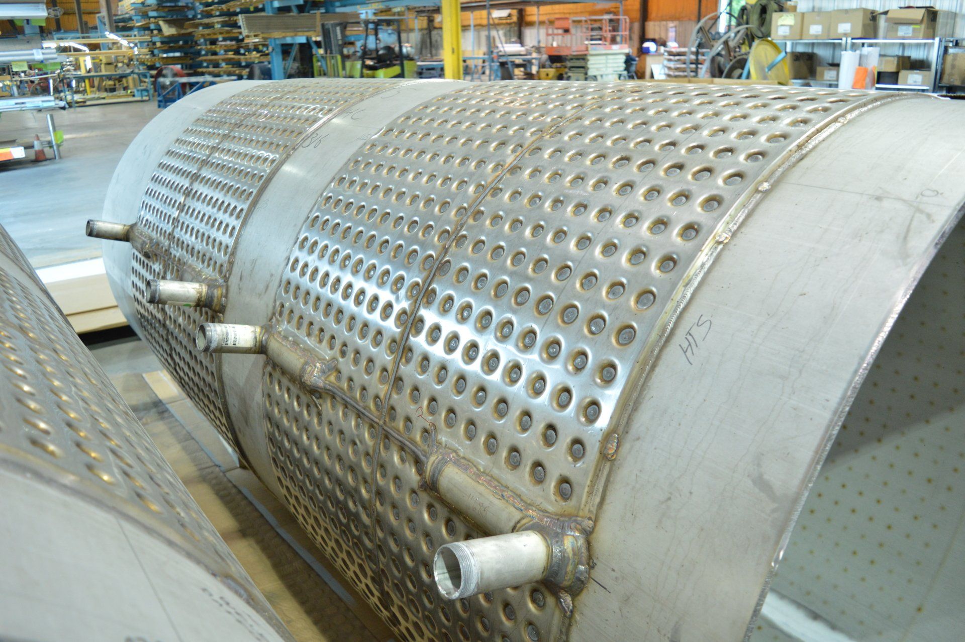 custom ASME certified welding services CMPI tank components pressure vessel fabrication heat transfer dimple jacket