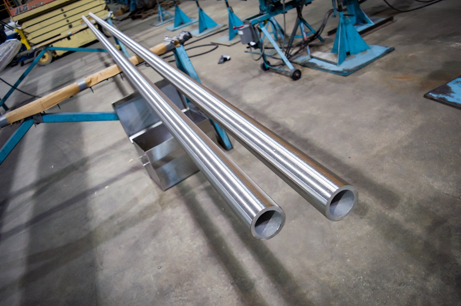 polished stainless steel tube