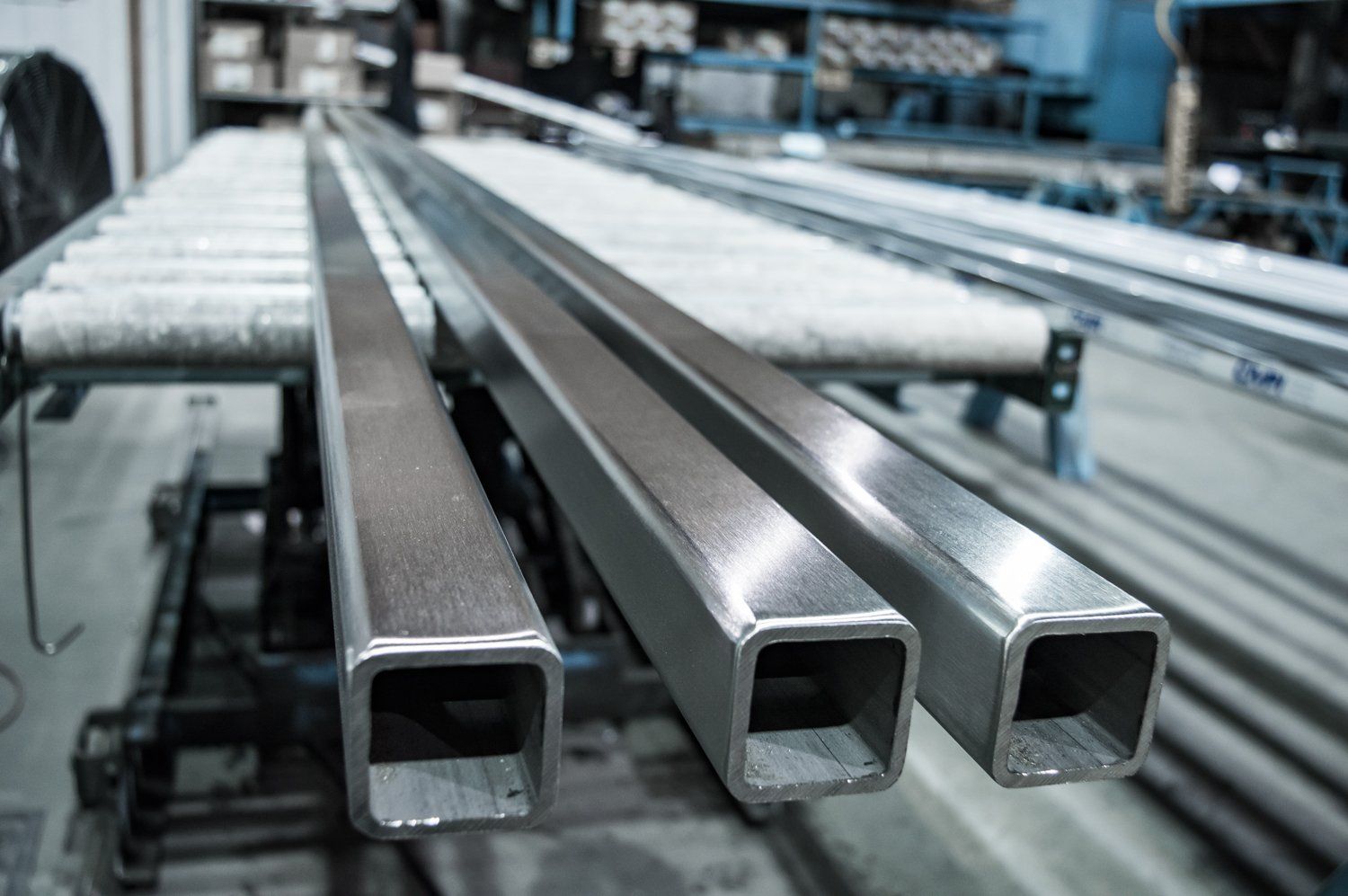 polished stainless steel square tube
