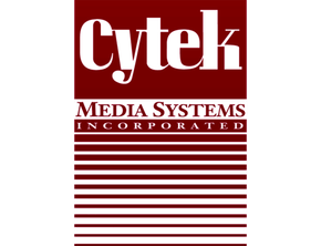 Cytek Media Systems Logo in maroon and white