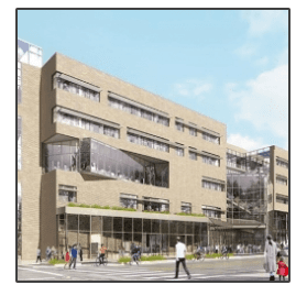 An artist 's impression of a large building with a lot of windows